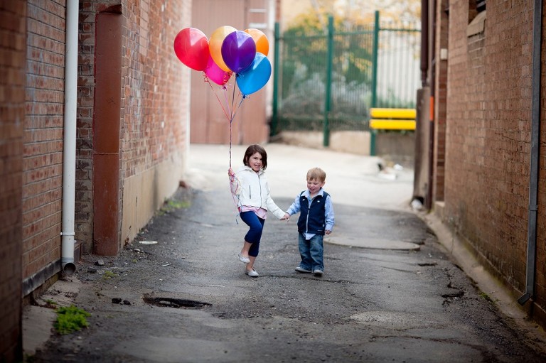 Fun Balloon Kids Portraits 
